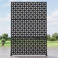 Casaphoria Metal Privacy Screen Outdoor, Daniel Black by Casaphoria