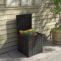 80 Gallon Outdoor Storage Box Waterproof, Resin Deck Boxes by Unknown