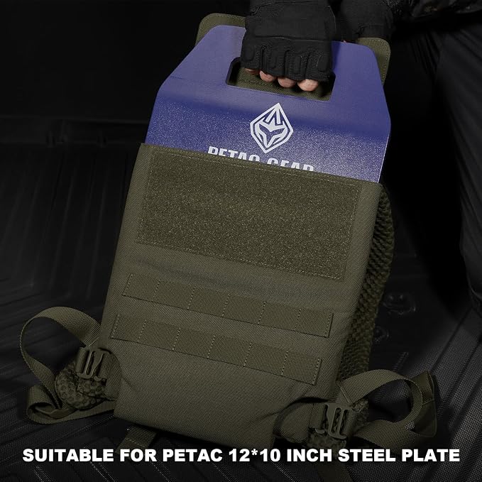 PETAC GEAR Upgraded Weighted Backpack Rucking Backpack - Image 7
