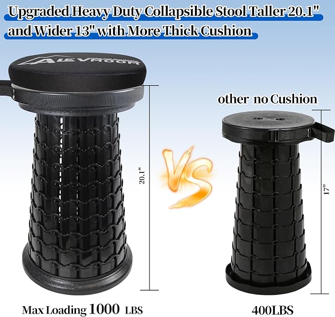 Upgraded XXL Collapsible Stool - Image 2