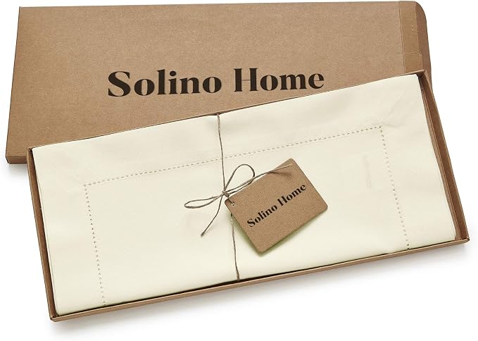 Solino Home Ivory Table Runner 48 Inches - Image 5