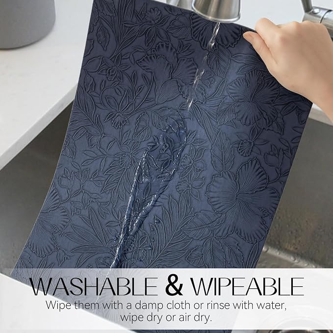 Romanstile Vinyl Placemats Set of 6-12 X 18 Inch - Image 5