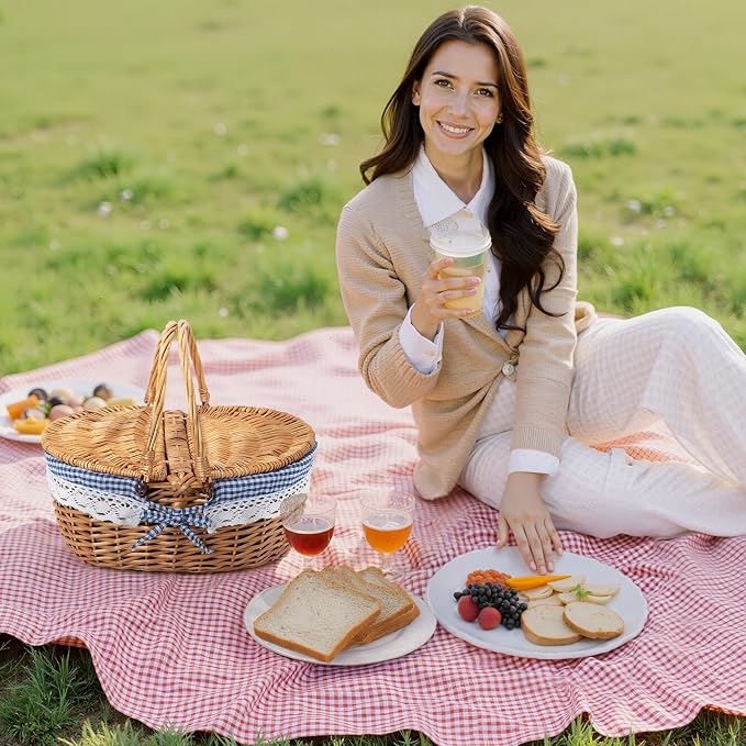 GRANNY SAYS Wicker Picnic Basket - Image 5