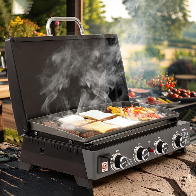 Royal Gourmet PD4001 4 Burner Propane Gas Griddle - Image 11