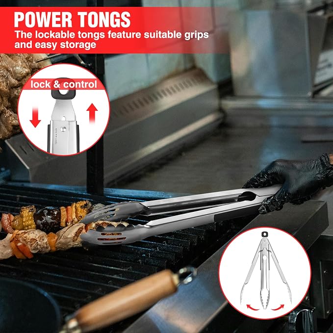 Grill Accessories Heavy Duty BBQ Set Gifts - Image 3