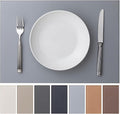 Faux Leather Placemats Set of 6 Vinyl Washable Wipeable Table Mats by BAROYAL