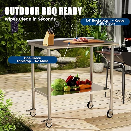 Stainless Steel Work Table - Image 7