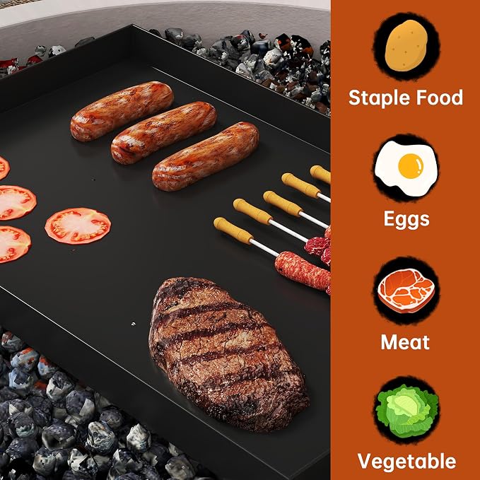 Campfire Swing Grill with Adjustable Grill Cooking Rack, Camp Fire Cooking - Image 3