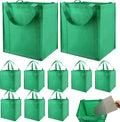 NERUB Set of 10 Reusable Grocery Bags Heavy Duty Shopping Bags Large Grocery by NERUB