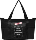 DISCOUNT PROMOS 10 Zippered Non-Woven Tote Bags Set by DISCOUNTPROMOS