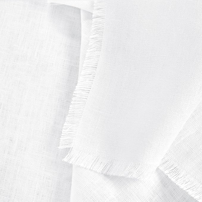 Solino Home Linen White Table Runner 108 Inches Long - Image 9