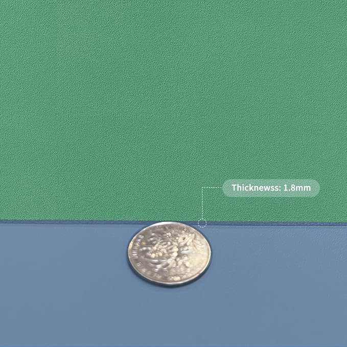 Leather Table Cover, 1.8mm Thick, 24x48 Inch Desk Cover, Large Desk Mat - Image 3