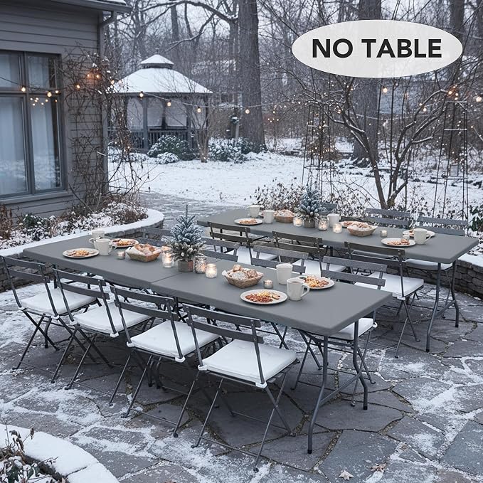 LUSHVIDA 6 Packs Vinyl Tablecloths - Image 3