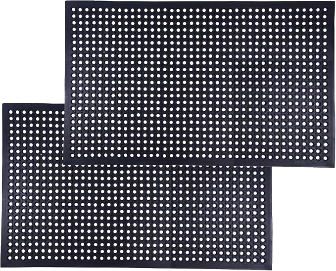 Outdoor Mat, Odorless Flexible Entrance Floor Mat, Anti-Slip Workplace Mats by ZincOrange