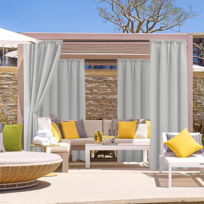 HolidayIdeas Outdoor Patio Curtains Waterproof - Image 2