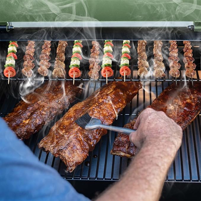 Electric Wood Pellet Grill 8 In 1 BBQ Grills - Image 2