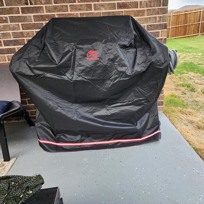 Turtle Life BBQ Grill Cover, 52 Inch Heavy Duty Waterproof 3 Burner Barbecue - Image 5