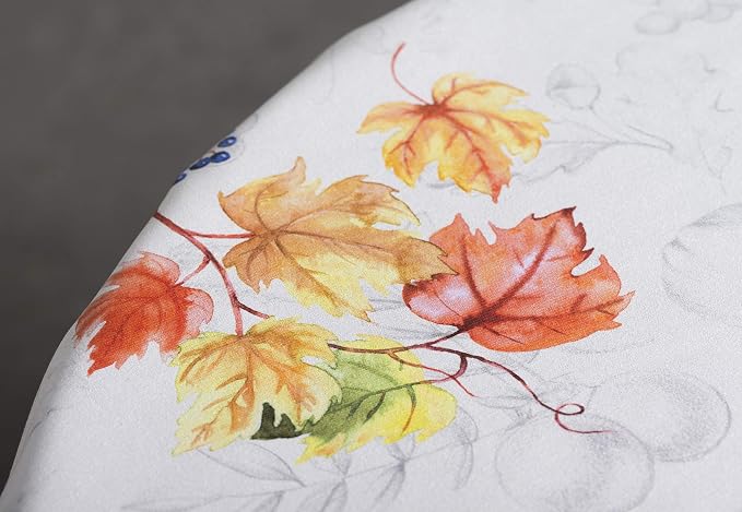 Maison d' Hermine Table Cloth Round Table 100% Cotton 63 Inches Fall Tablecloth - Image 8