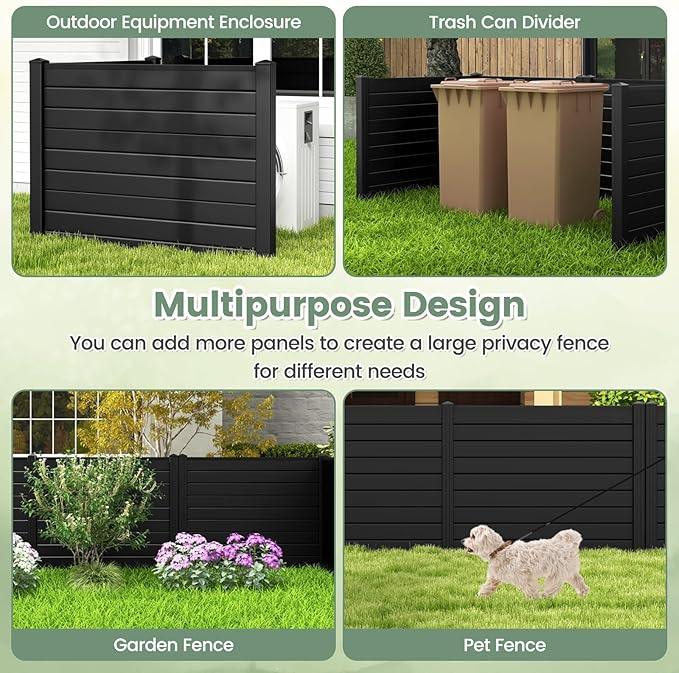 Giantex Air Conditioner Fence 2 Panels - Image 7