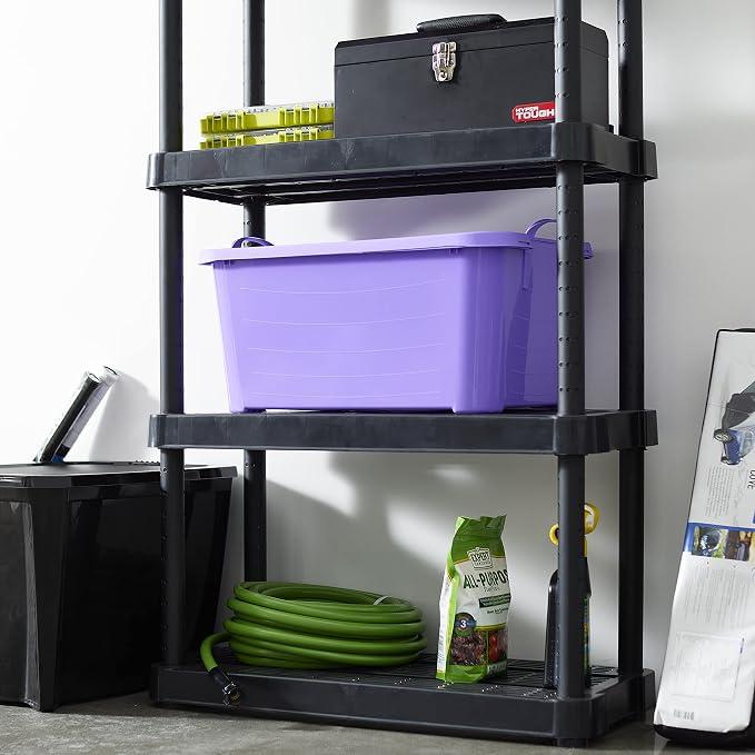 Life Story 12 Pack Light Duty Stackable Storage Bin, 55 Quart Home Organizer - Image 7