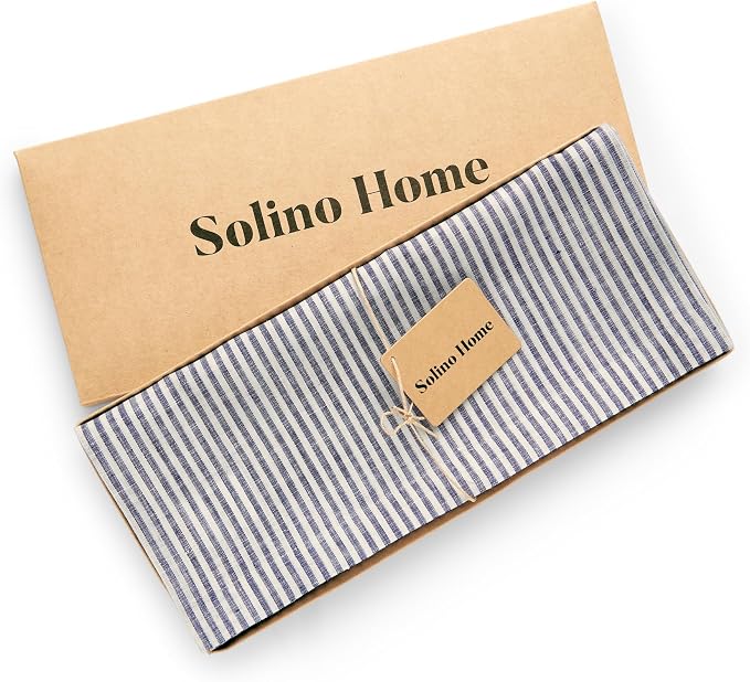 Solino Home Linen Table Runner 90 Inches Long - Image 6