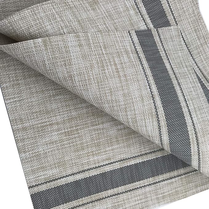 Gugrida Placemats, Placemats PVC Table Mats Woven Vinyl Placemats - Image 2