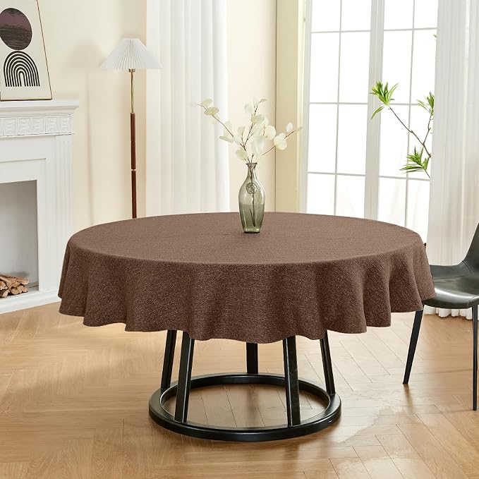 BALCONY & FALCON Rectangle Tablecloth Washable Wrinkle Resistant and Water - Image 5