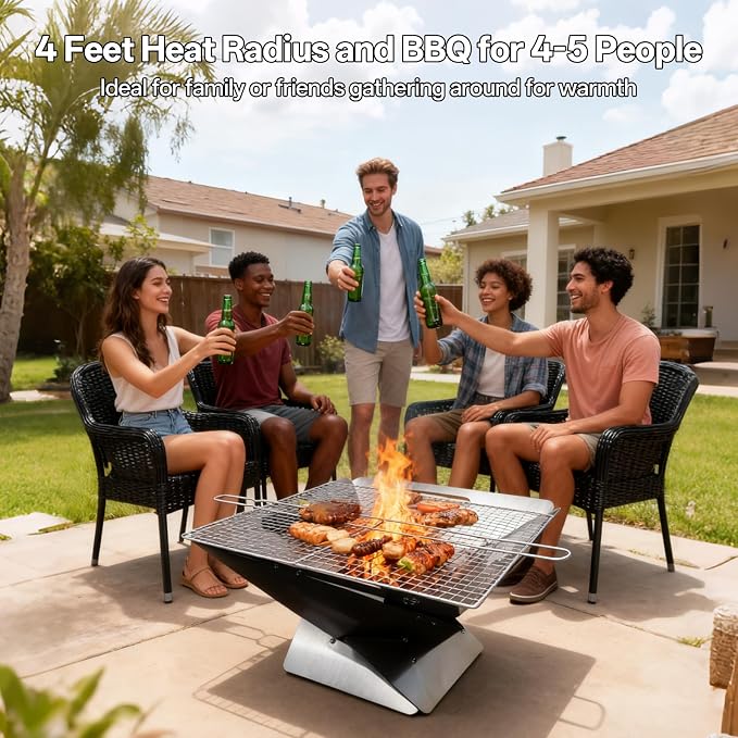 Foldable Portable Fire Pit - Image 9