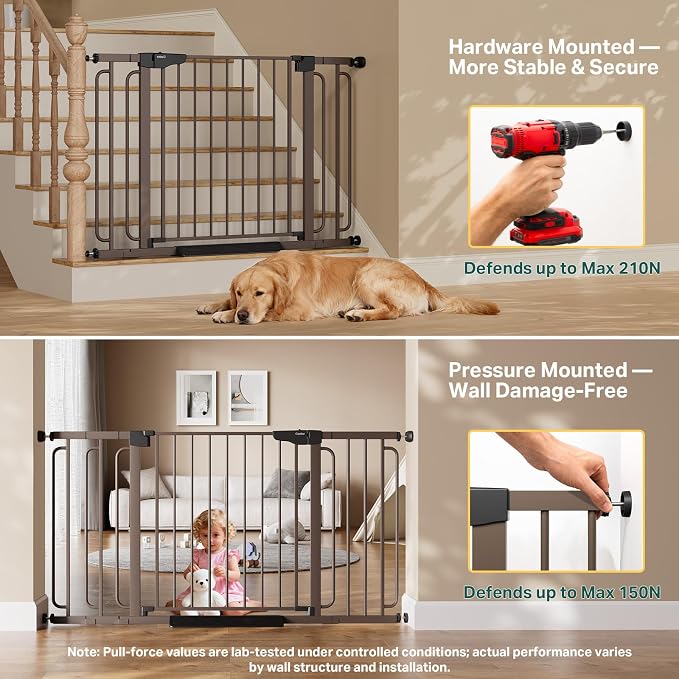 Cumbor 29.7-59" Extra Wide Baby Gate - Image 7