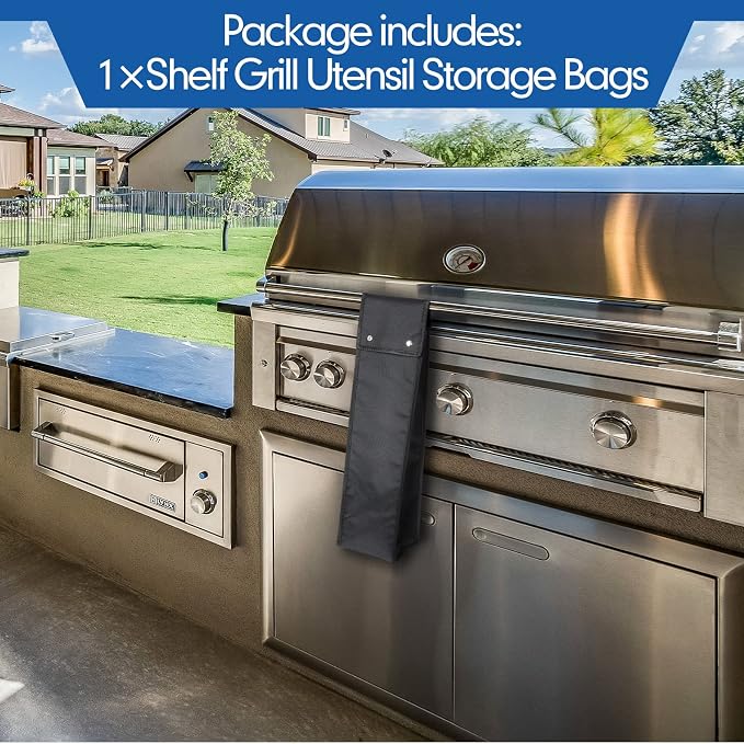 Amylove Grill Utensil Storage Bag BBQ Tool Storage Bags Barbecue Hardware Tool - Image 5