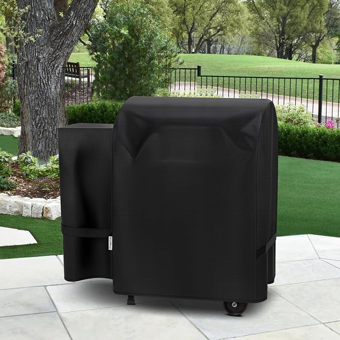 SunPatio Grill Cover for Traeger 20 Series, Heavy Duty Waterproof Wood Pellet - Image 7
