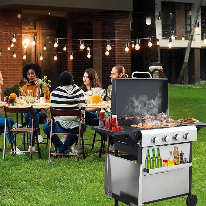 4-Burner Propane Gas BBQ Grill - Image 9
