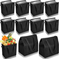 10 Pack Large Insulated Grocery Bags Reusable Shopping Bags by Locmeo
