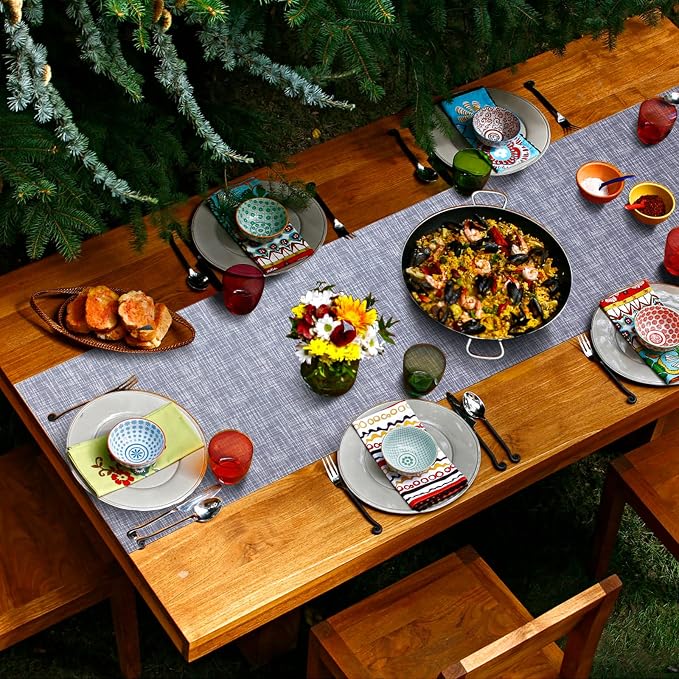 2 Pcs Trivet Table Runner Hot Plates Mat 12 X 40 Inch Heat Resistant Table - Image 7
