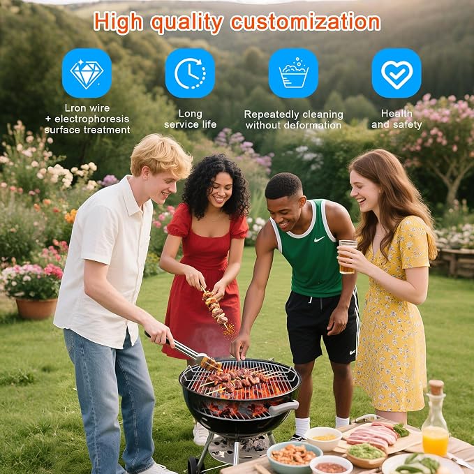 Coolbird 17 Inch Charcoal Grill Grate, Compatible - Image 7