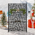 Casaphoria 72" H x 47" W Metal Outdoor Privacy Screen, Freestanding Decorative by Casaphoria