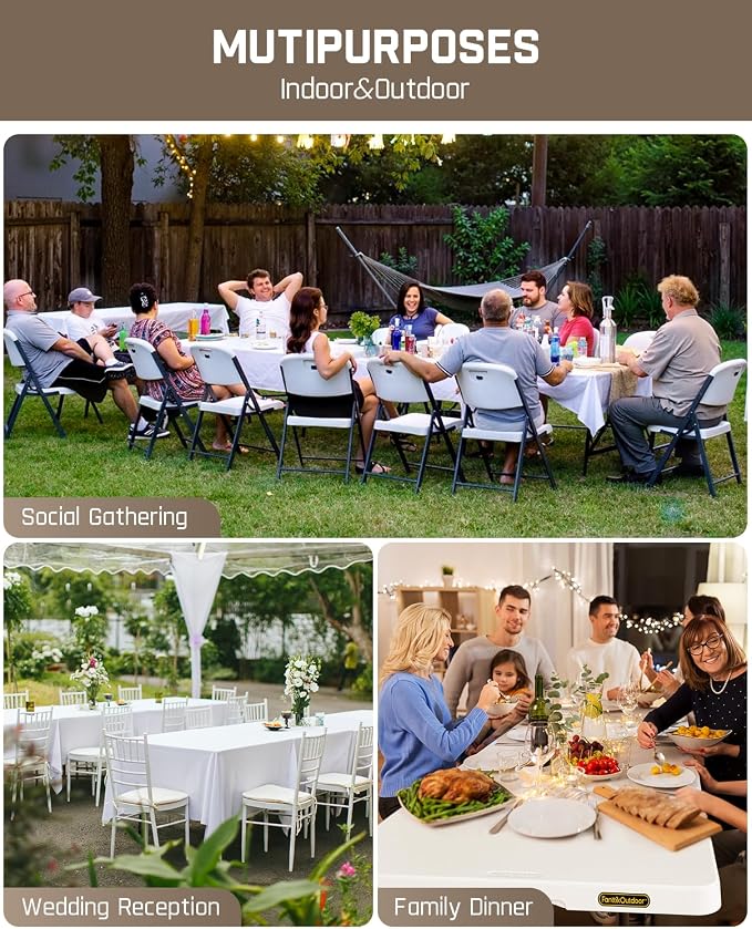FanttikOutdoor 8ft Folding Table - Image 6