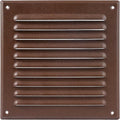 Square Ventilation Grille / 6" x 6" Inch Inside Measurement/Brown Metal Air by Unknown
