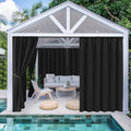 HolidayIdeas Outdoor Patio Curtains Waterproof by HolidayIdeas