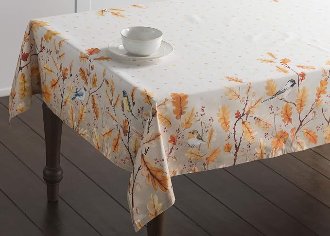 Maison d' Hermine Table Cloth Rectangle Table 100% Cotton 54 x 72 Inches Fall - Image 9