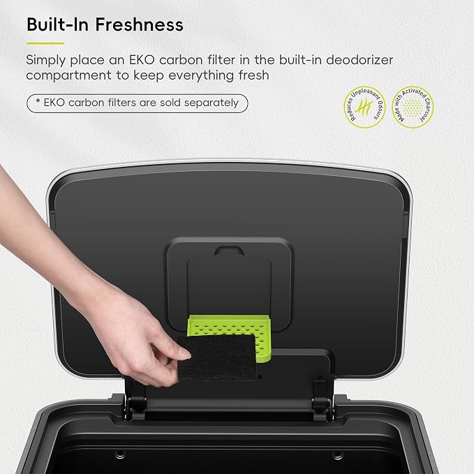EKO Hudson 50 Liter/13.2 Gallon Kitchen Trash Can - Image 6