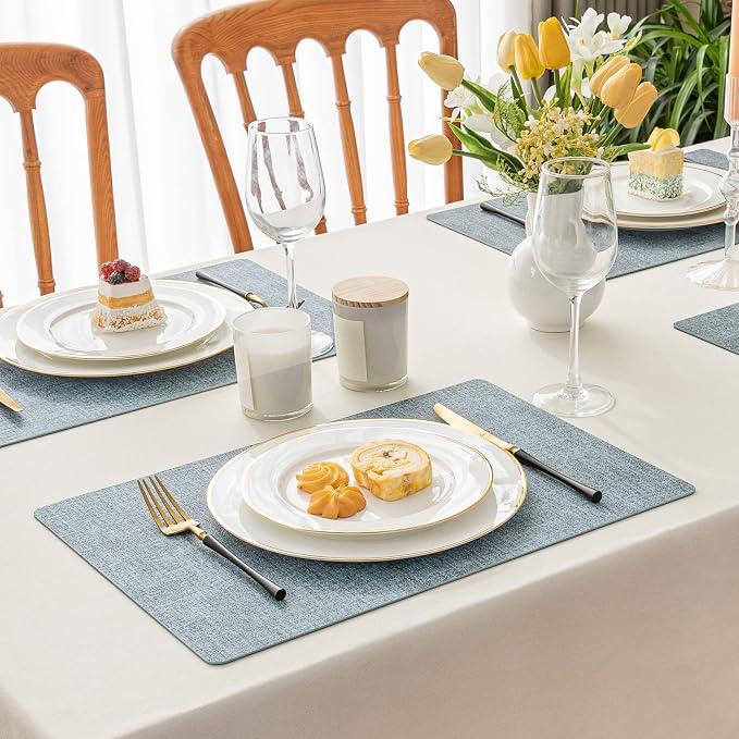 Romanstile Vinyl Placemats Set of 4-12 X 17 Inch - Image 2