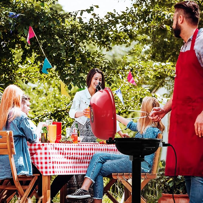 Electric BBQ Grill Techwood 15-Serving Indoor/Outdoor Electric Grill - Image 8