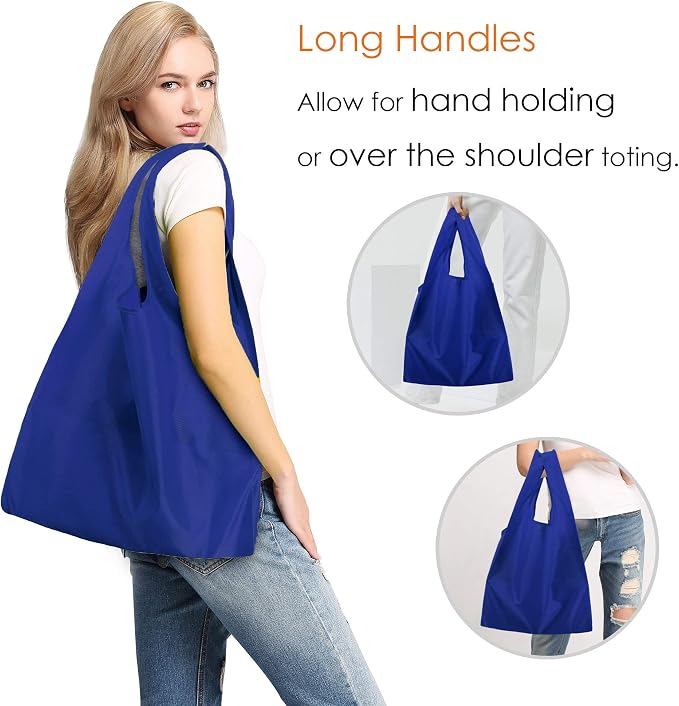 BeeGreen Blue Reusable Grocery Bags Wholesale Blue Reusable Kitchen Bags Bulk - Image 3
