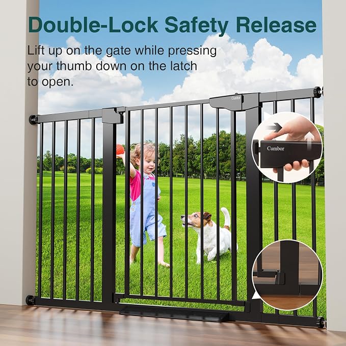 Cumbor 29.7-54.2" Wide Baby Gate - Image 7
