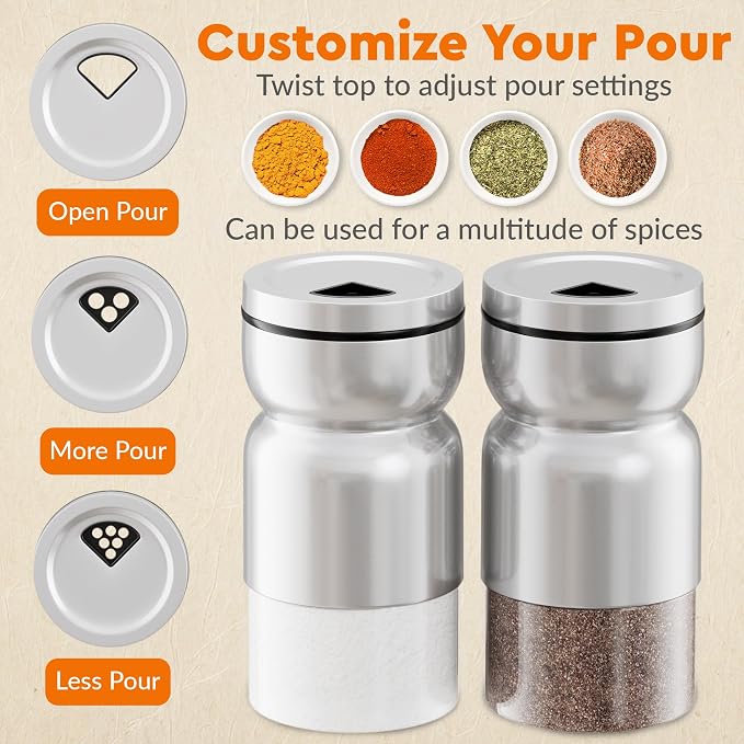 HOME EC Original Salt and Pepper Shakers Set - Image 2