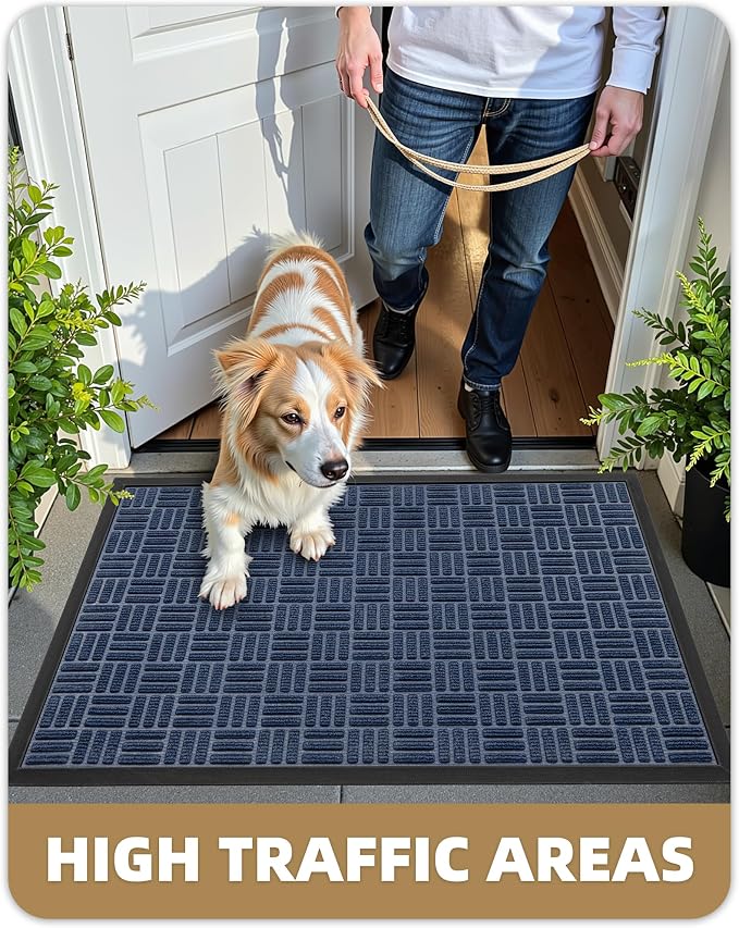 Color&Geometry Front Door Mat Outside Entrance, Heavy Duty Non Slip Low Profile - Image 7