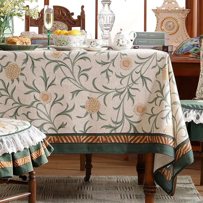 patdrea Designer French Linen Table Cloth - Image 2