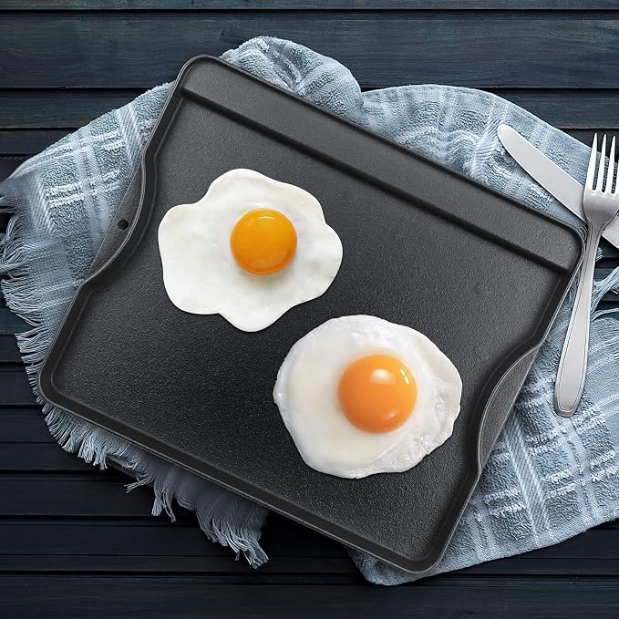 Cast Iron Griddle for Camp Chef, Reversible Griddle for Outdoor Cooking 14" x - Image 7