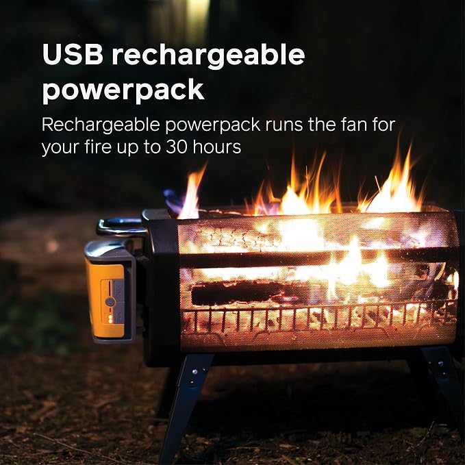 BioLite FirePit+ Smokeless Fire Pit and Grill, Charcoal and Wood Burn - Image 3